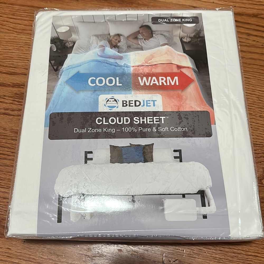 BedJet Cloud Sheet - Dual Zone King (Cooling, Heating & Climate Control